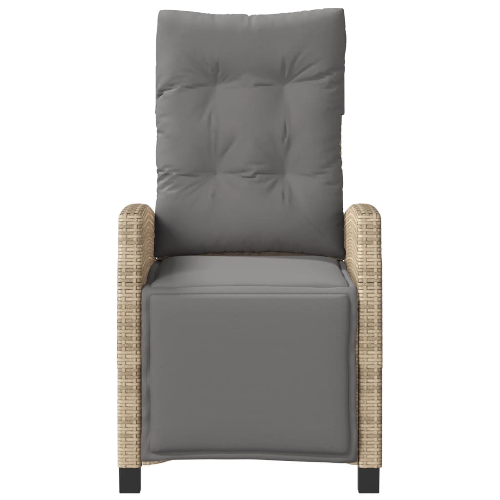 Ensemble de bistro 3 pcs coussins mélange beige résine tressée - XIOS