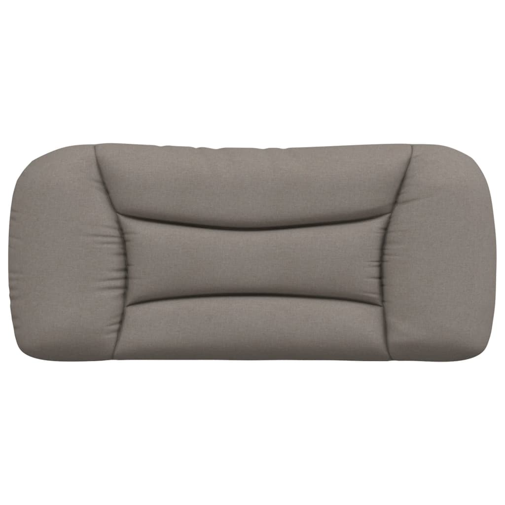 Coussin de tête de lit Hvar taupe 80 cm tissu - XIOS