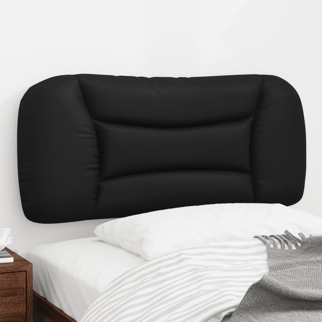 Coussin de tête de lit Hvar noir 80 cm similicuir - XIOS