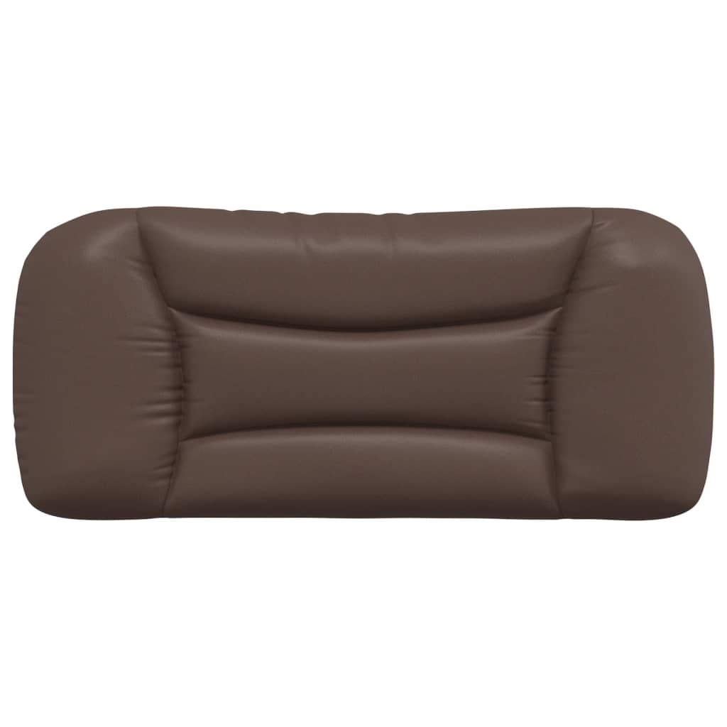 Coussin de tête de lit Hvar marron 80 cm similicuir - XIOS