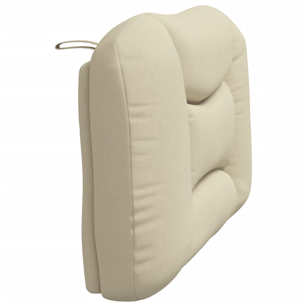 Coussin de tête de lit crème 100 cm tissu - XIOS