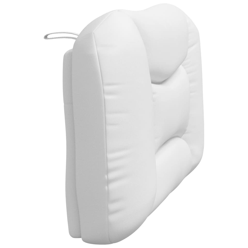 Coussin de tête de lit blanc 100 cm similicuir - XIOS