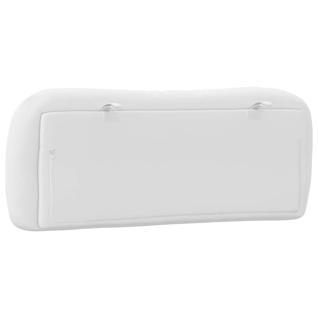 Coussin de tête de lit blanc 100 cm similicuir - XIOS