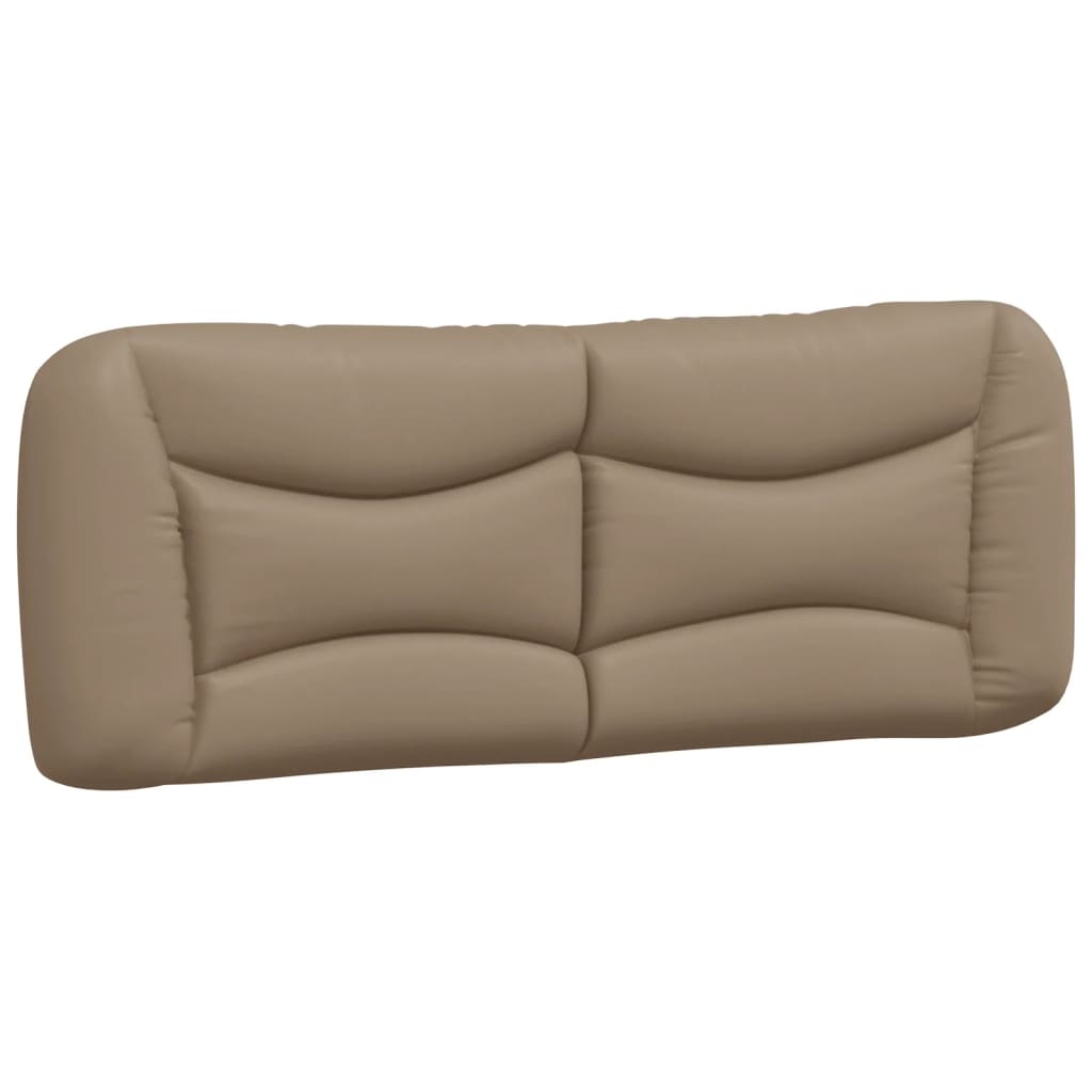 Coussin de tête de lit cappuccino 120 cm similicuir - XIOS