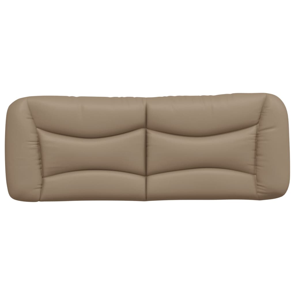 Coussin de tête de lit cappuccino 120 cm similicuir - XIOS