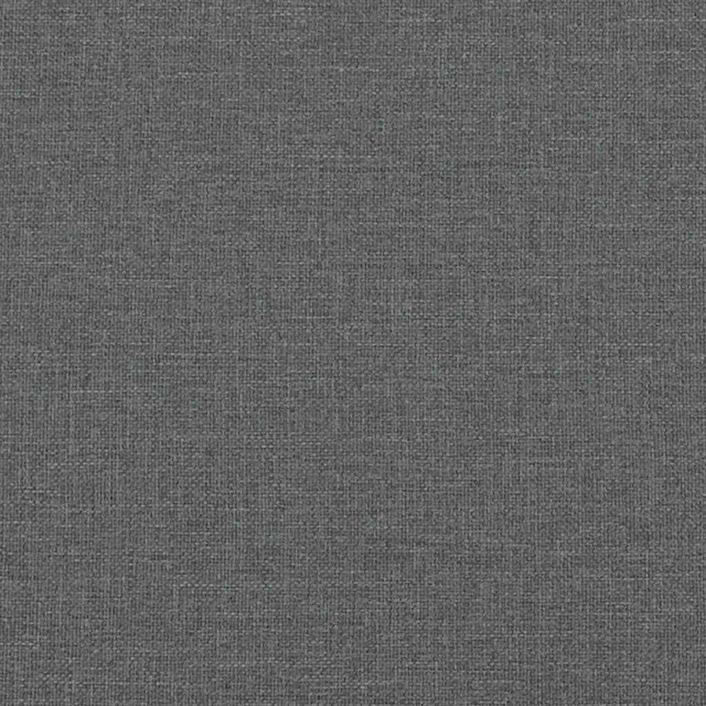Coussin de tête de lit gris foncé 140 cm tissu Têtes et pieds de lit vidaXL   