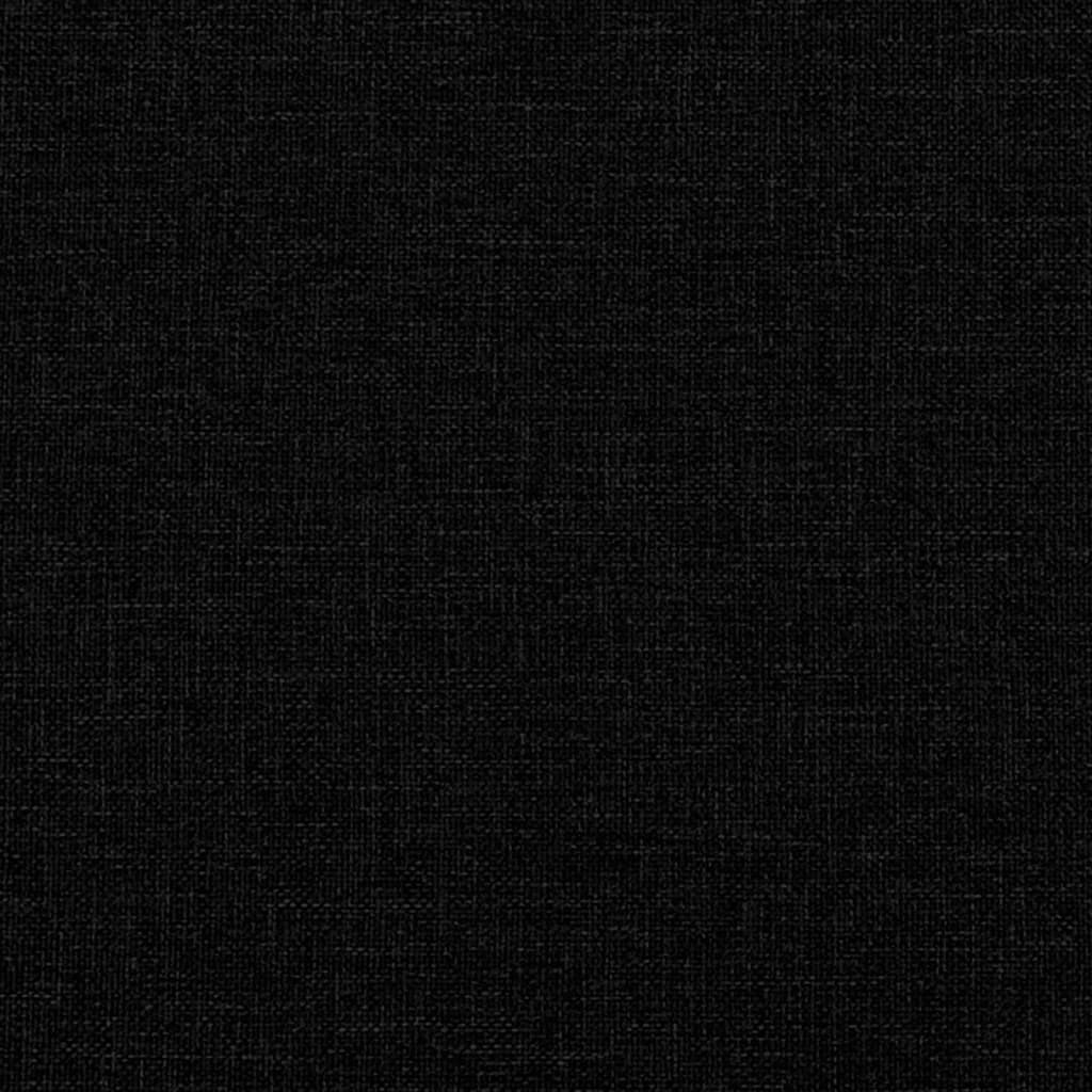 Coussin de tête de lit noir 140 cm tissu Têtes et pieds de lit vidaXL   