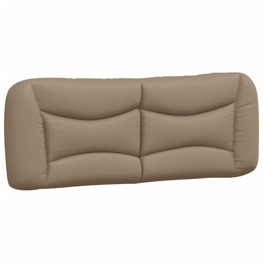 Coussin de tête de lit cappuccino 140 cm similicuir - XIOS