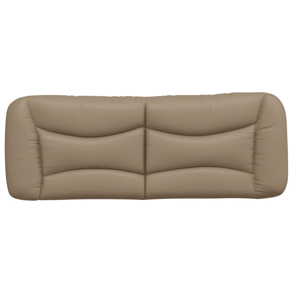 Coussin de tête de lit cappuccino 140 cm similicuir - XIOS