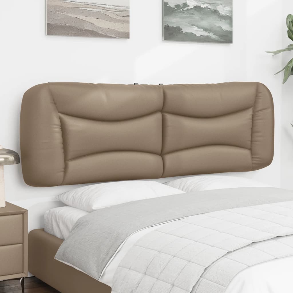 Coussin de tête de lit cappuccino 160 cm similicuir - XIOS