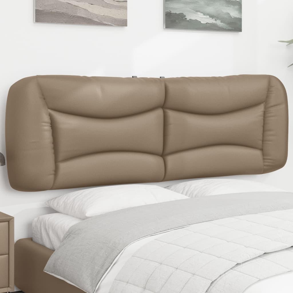 Coussin de tête de lit cappuccino 160 cm similicuir - XIOS