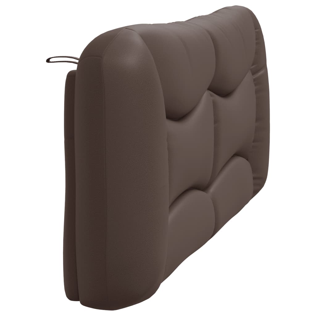 Coussin de tête de lit marron 180 cm similicuir - XIOS