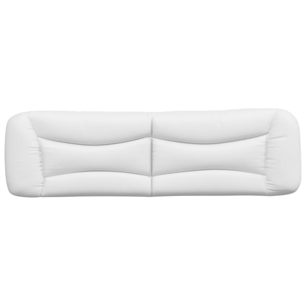 Coussin de tête de lit Hvar blanc 183 cm similicuir