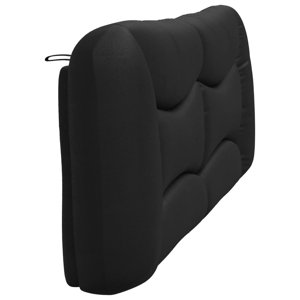 Coussin de tête de lit noir 200 cm similicuir - XIOS