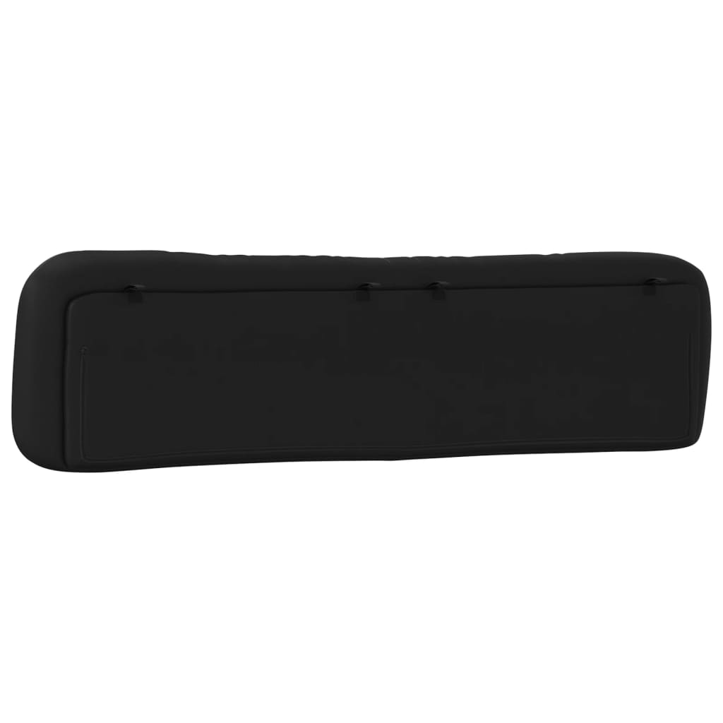 Coussin de tête de lit noir 200 cm similicuir - XIOS