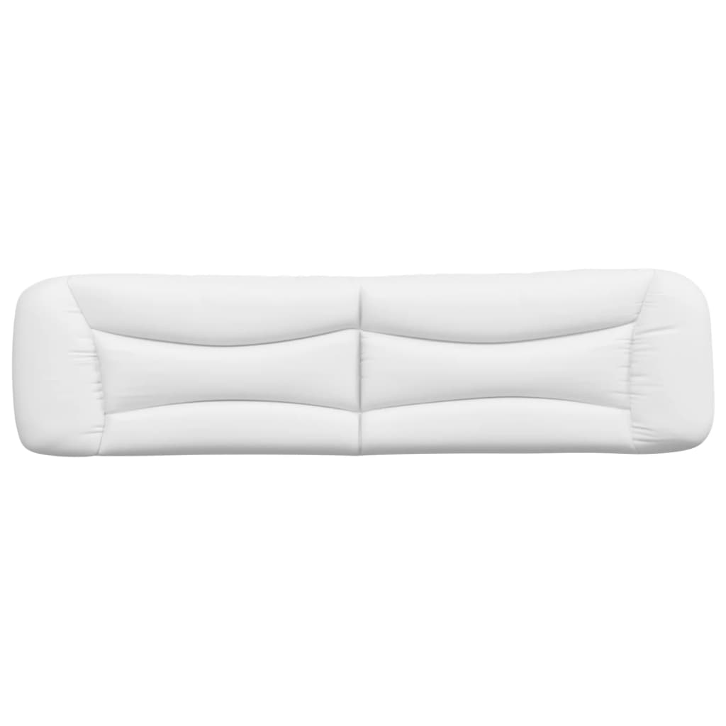 Coussin de tête de lit blanc 200 cm similicuir - XIOS