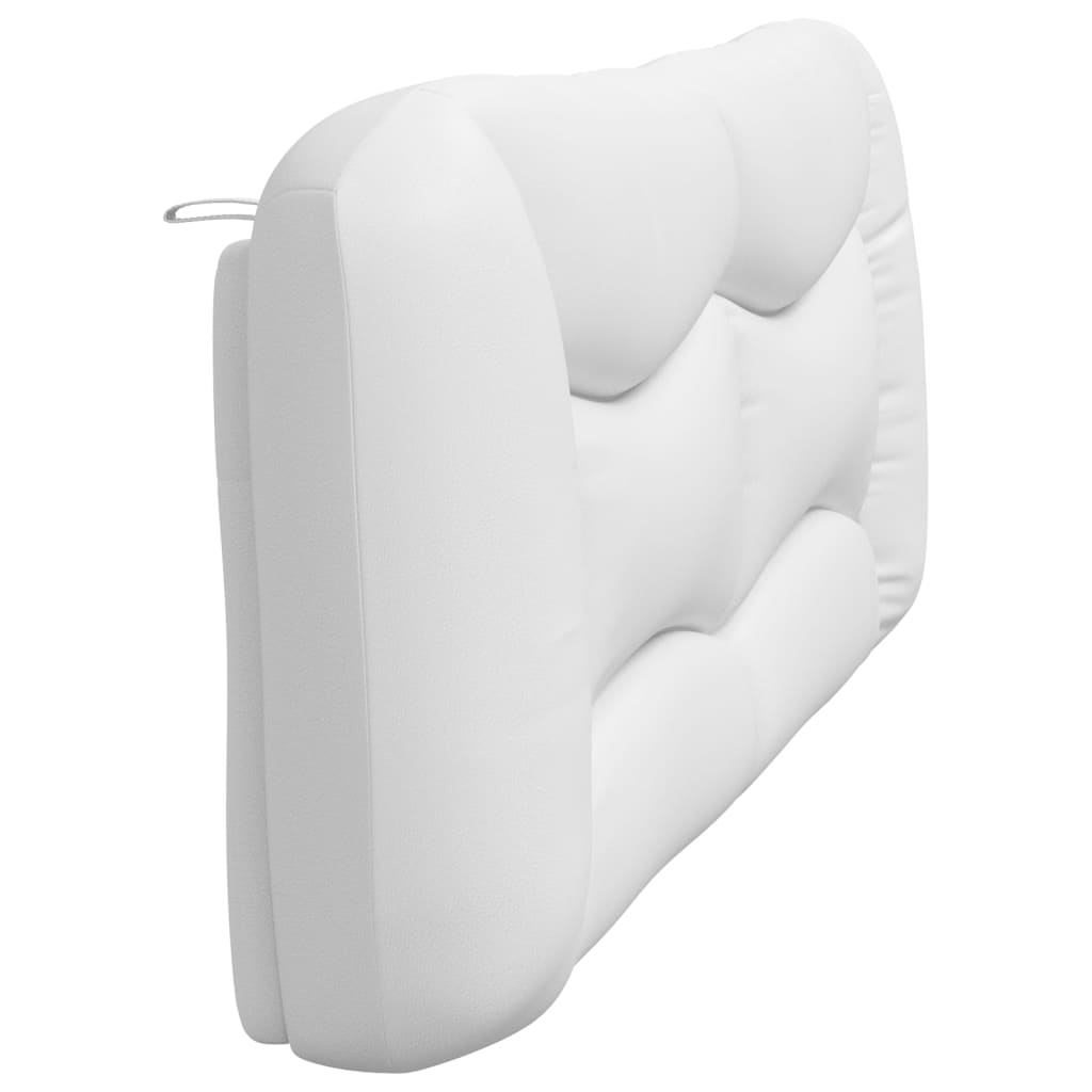 Coussin de tête de lit blanc 200 cm similicuir - XIOS