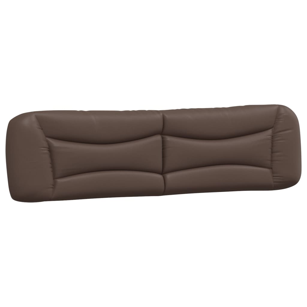 Coussin de tête de lit marron 200 cm similicuir - XIOS