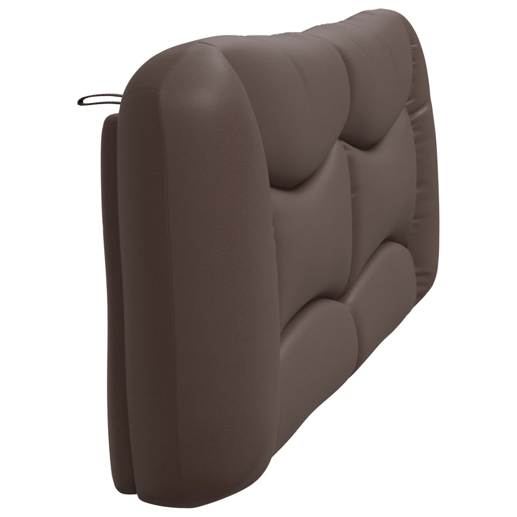 Coussin de tête de lit marron 200 cm similicuir - XIOS