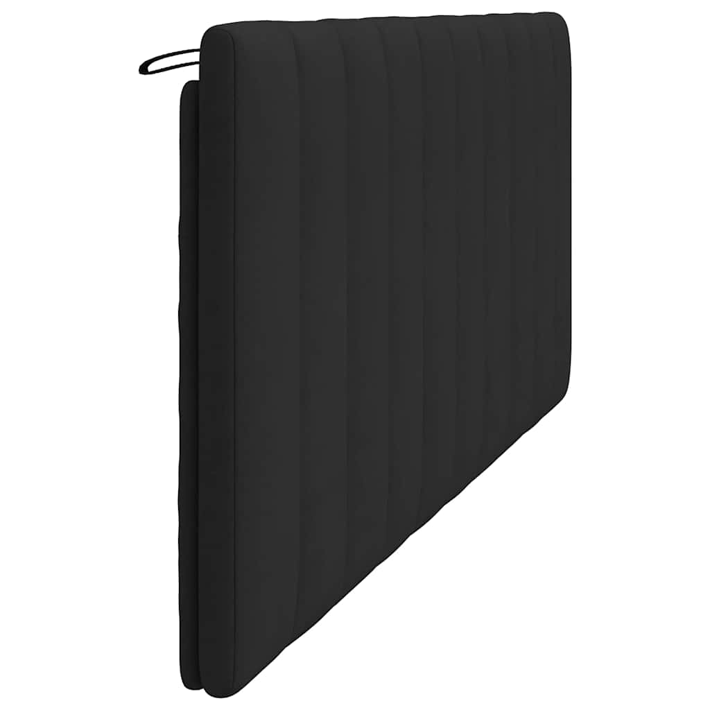 Coussin de tête de lit Hanko noir 200 cm velours - XIOS