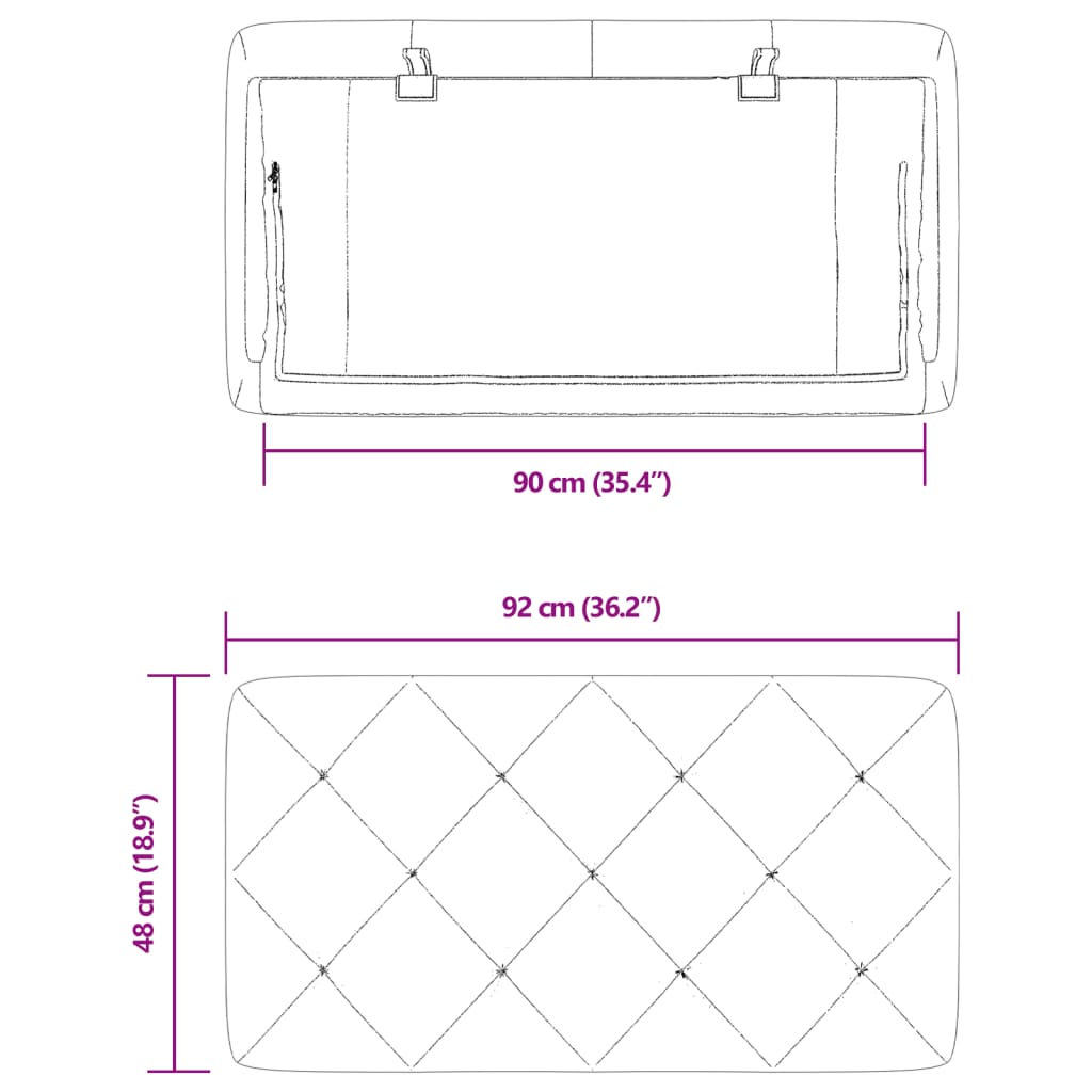 Coussin de tête de lit gris clair 90 cm velours - XIOS