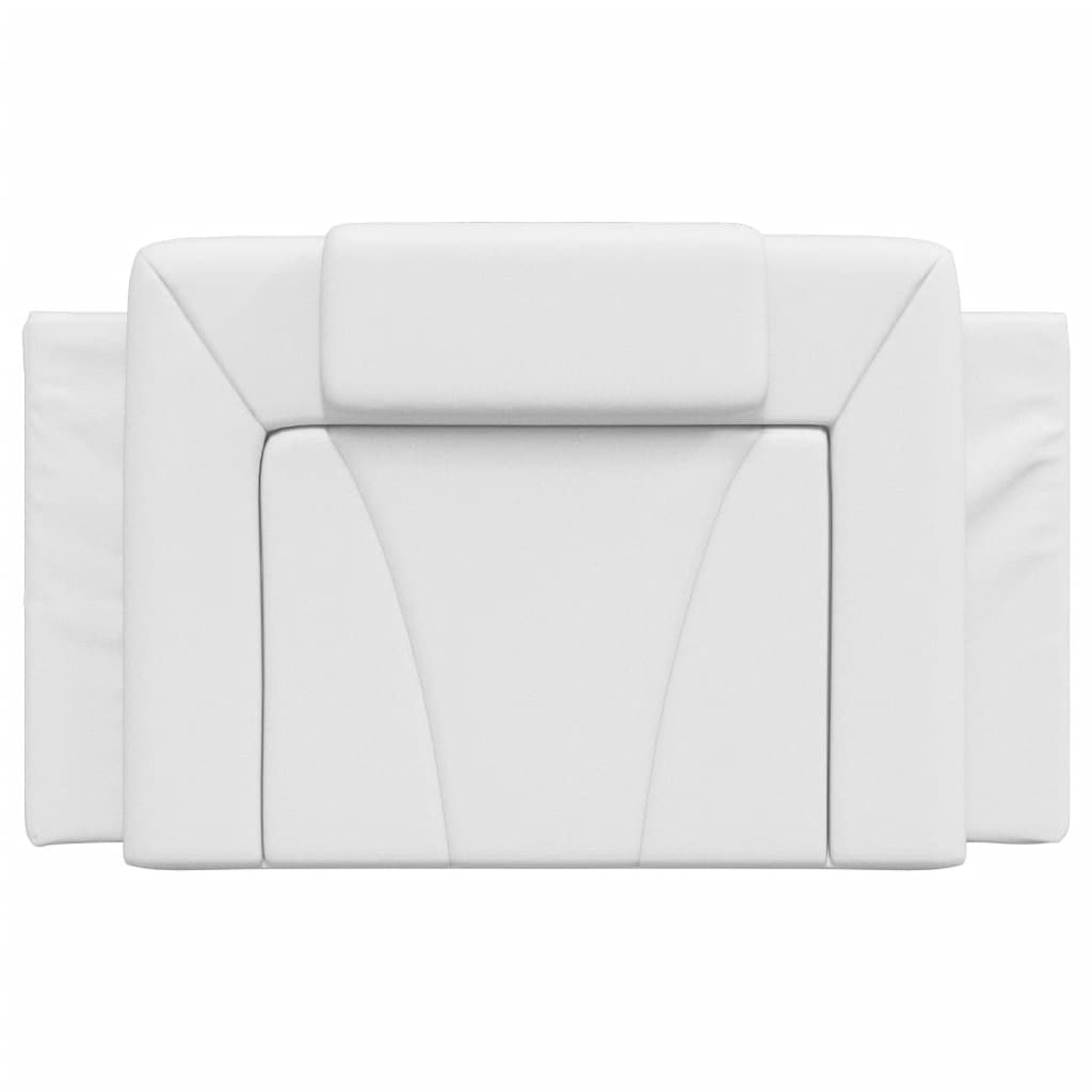 Coussin de tête de lit blanc 80 cm similicuir - XIOS