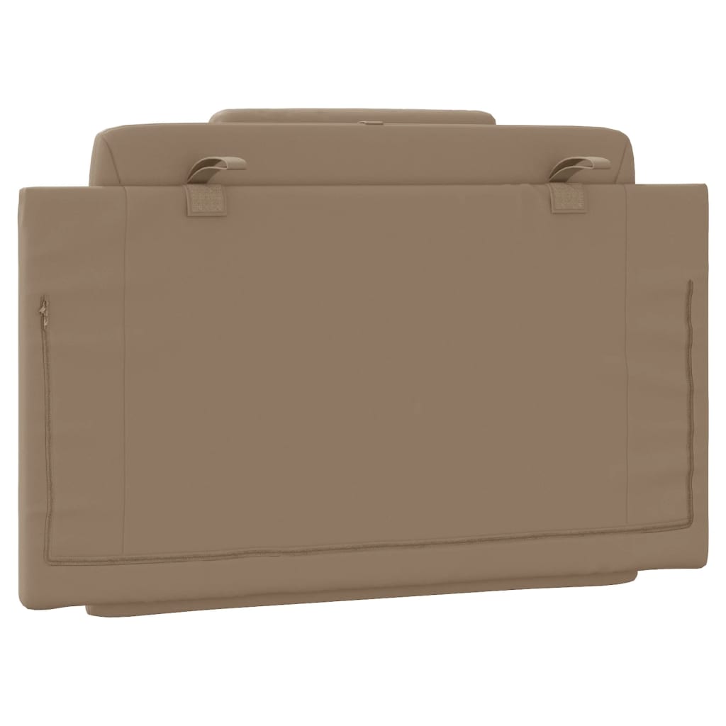 Coussin de tête de lit Viana cappuccino 80 cm similicuir - XIOS