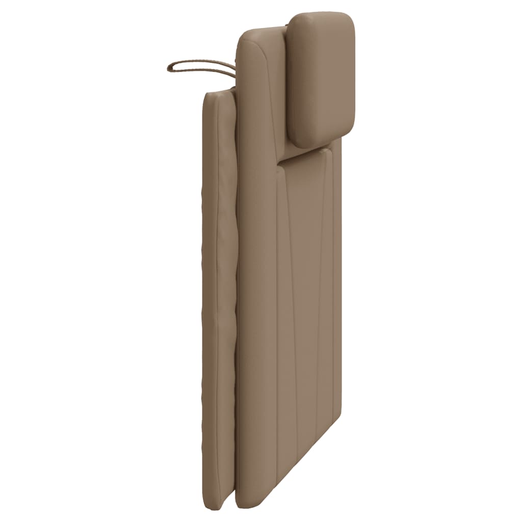 Coussin de tête de lit cappuccino 90 cm similicuir - XIOS