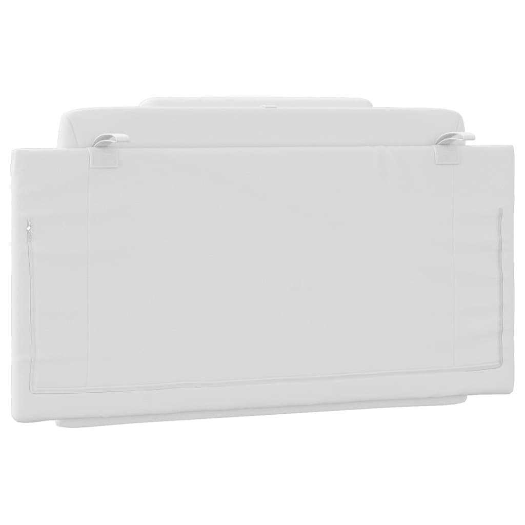 Coussin de tête de lit blanc 100 cm similicuir - XIOS