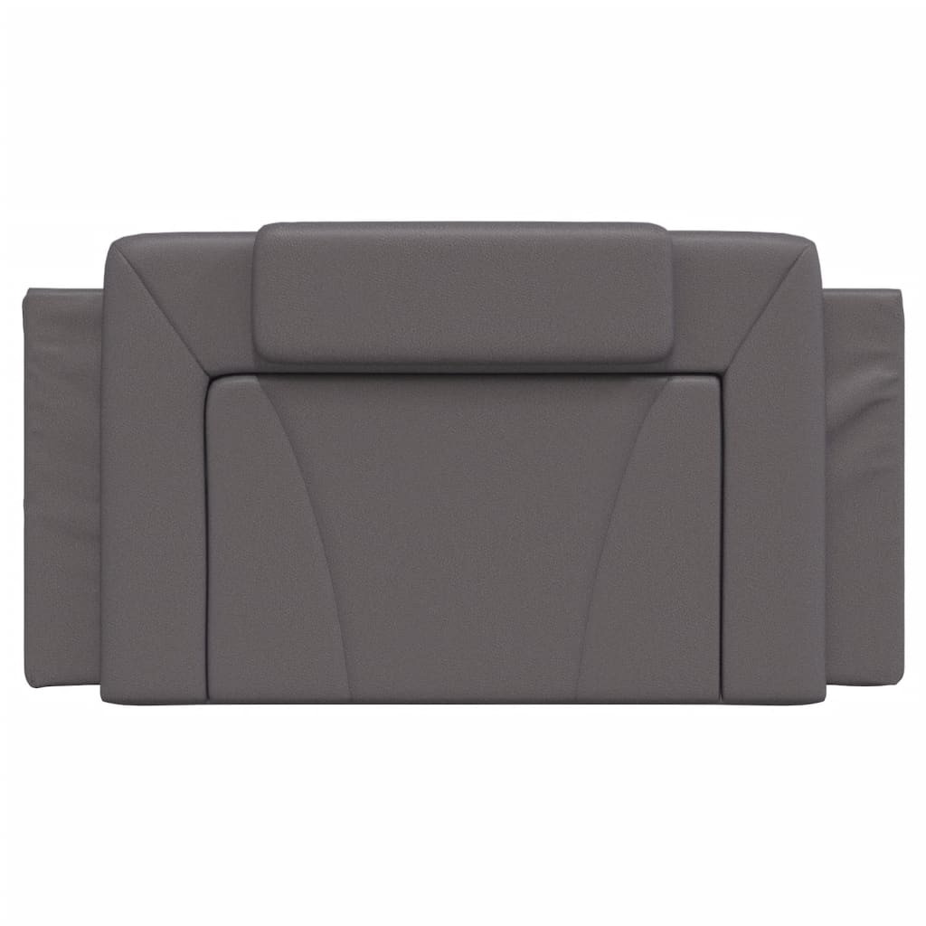 Coussin de tête de lit Viana gris 100 cm similicuir - XIOS