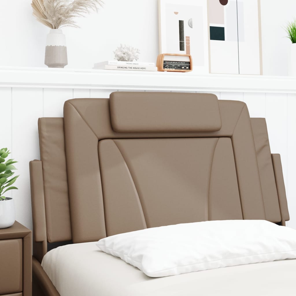 Coussin de tête de lit cappuccino 100 cm similicuir - XIOS