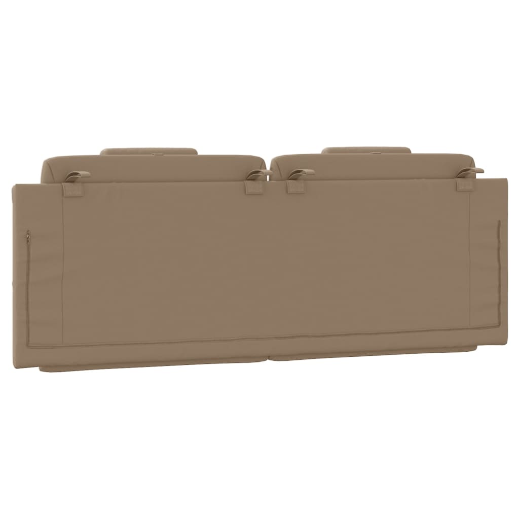 Coussin de tête de lit cappuccino 140 cm similicuir - XIOS