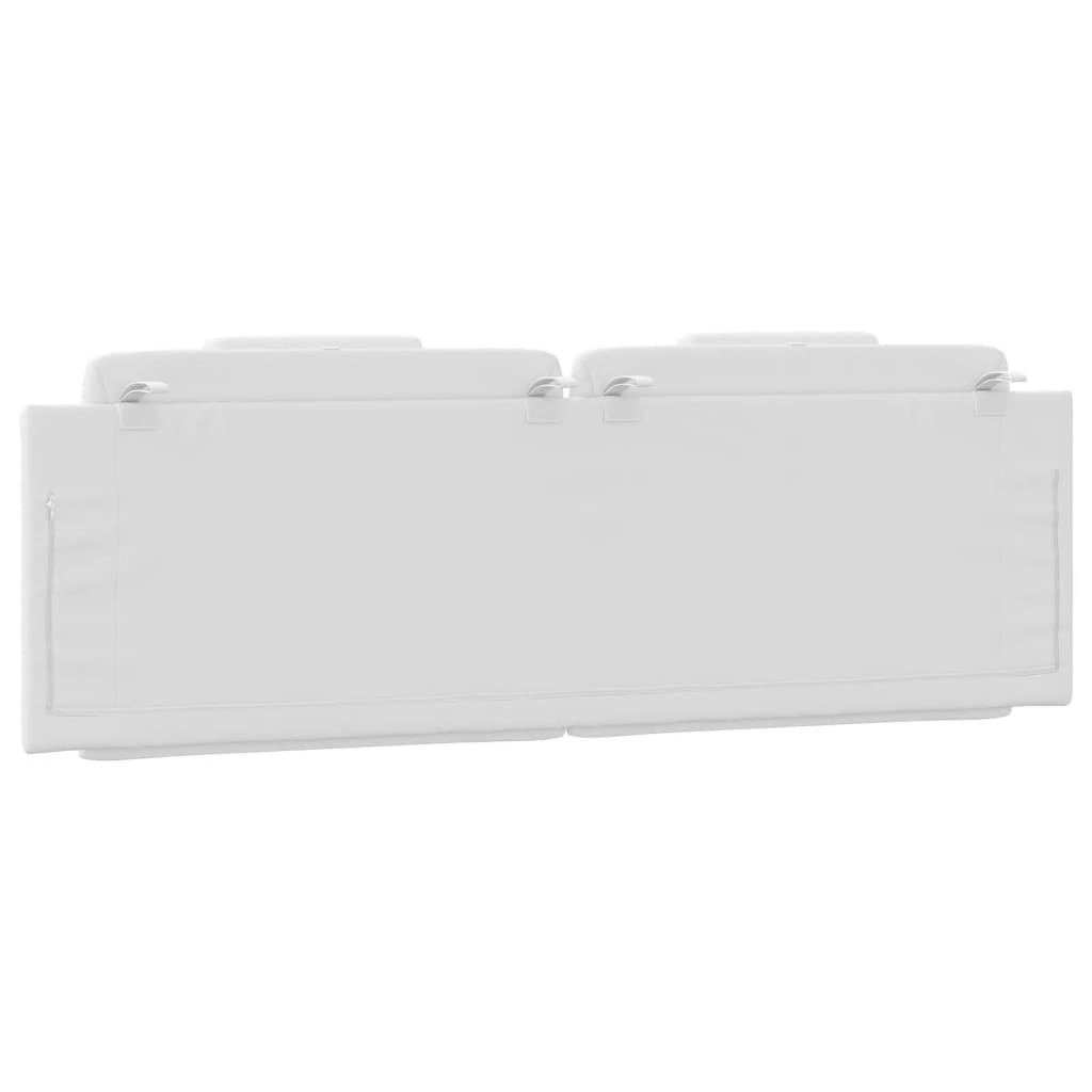 Coussin de tête de lit blanc 160 cm similicuir - XIOS