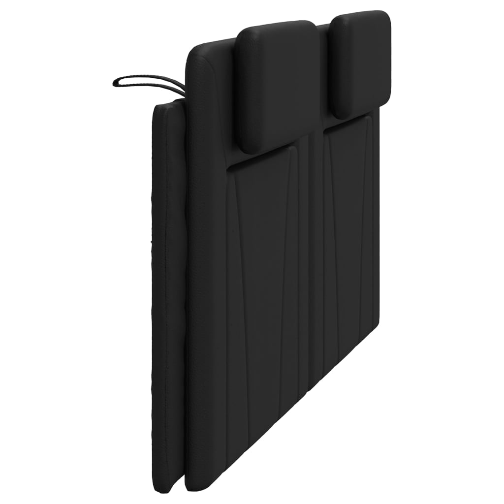 Coussin de tête de lit noir 180 cm similicuir - XIOS