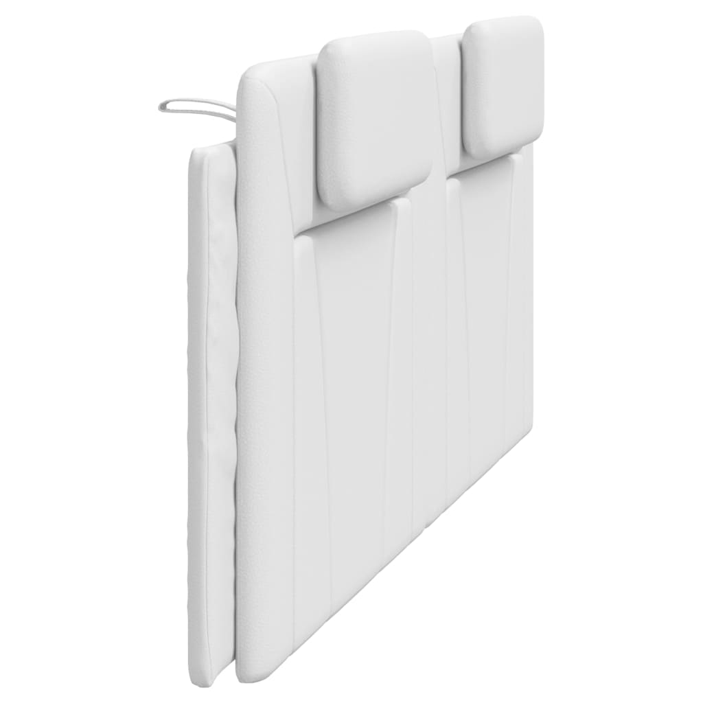 Coussin de tête de lit blanc 200 cm similicuir - XIOS