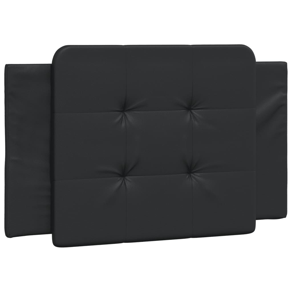 Coussin de tête de lit Zadar noir 80 cm similicuir - XIOS