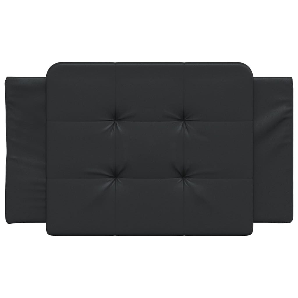 Coussin de tête de lit Zadar noir 80 cm similicuir - XIOS