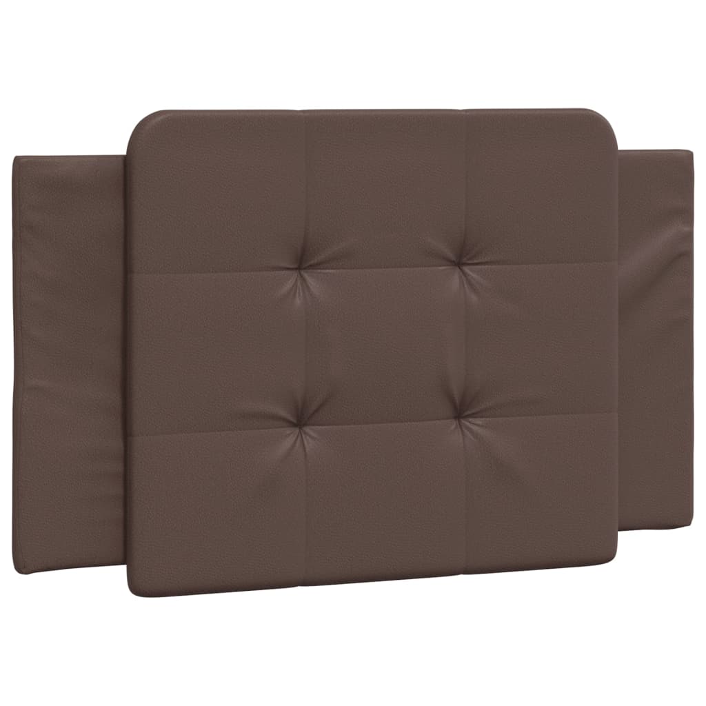 Coussin de tête de lit Zadar marron 80 cm similicuir - XIOS