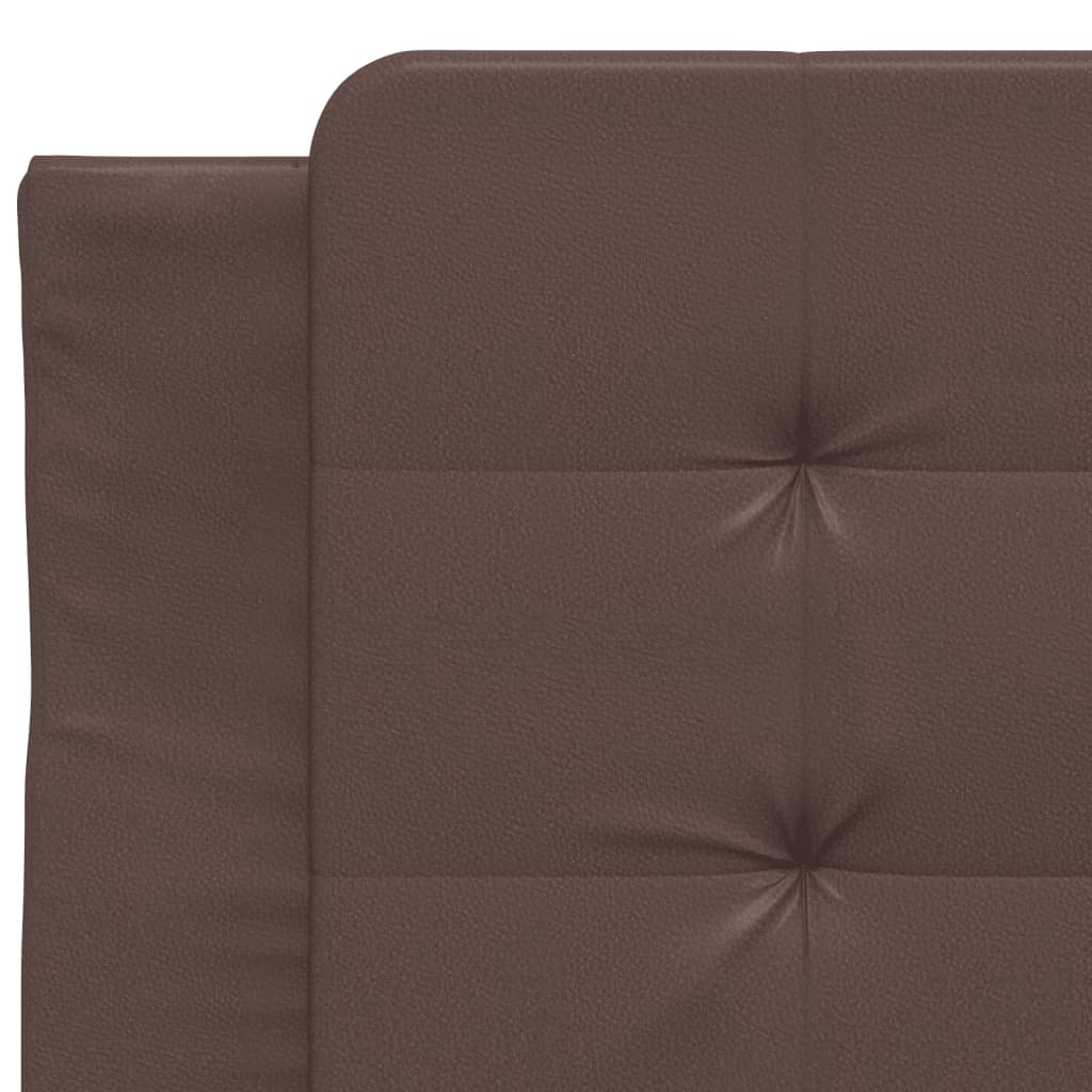 Coussin de tête de lit Zadar marron 90 cm similicuir - XIOS