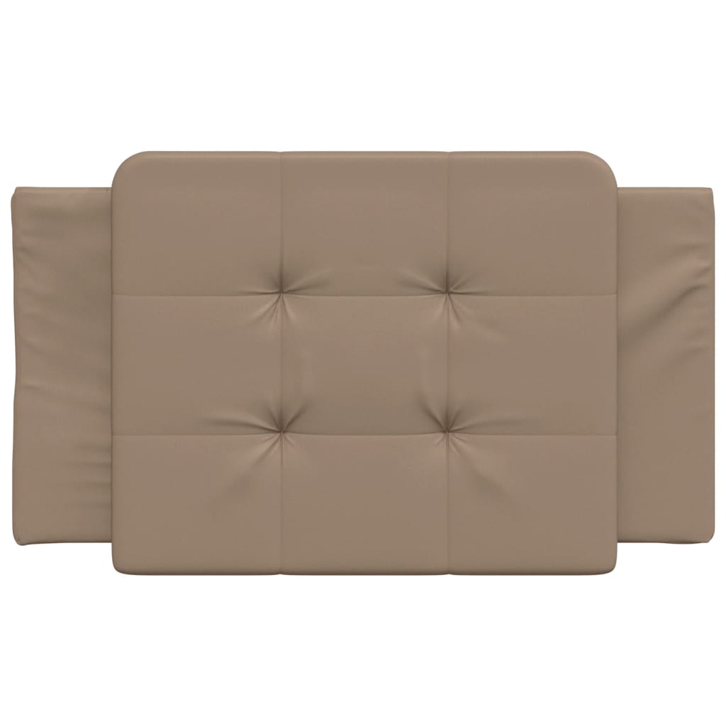 Coussin de tête de lit cappuccino 90 cm similicuir - XIOS