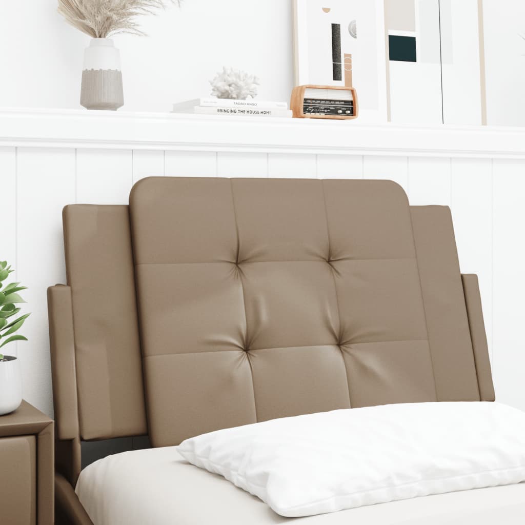 Coussin de tête de lit cappuccino 90 cm similicuir - XIOS