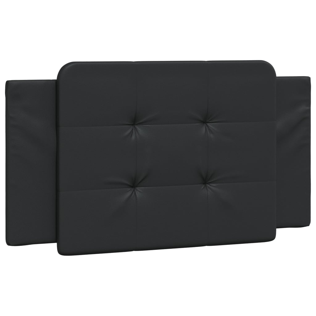 Coussin de tête de lit noir 100 cm similicuir - XIOS