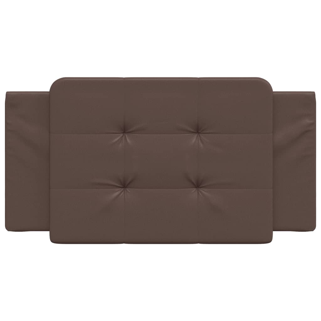 Coussin de tête de lit Zadar marron 100 cm similicuir - XIOS
