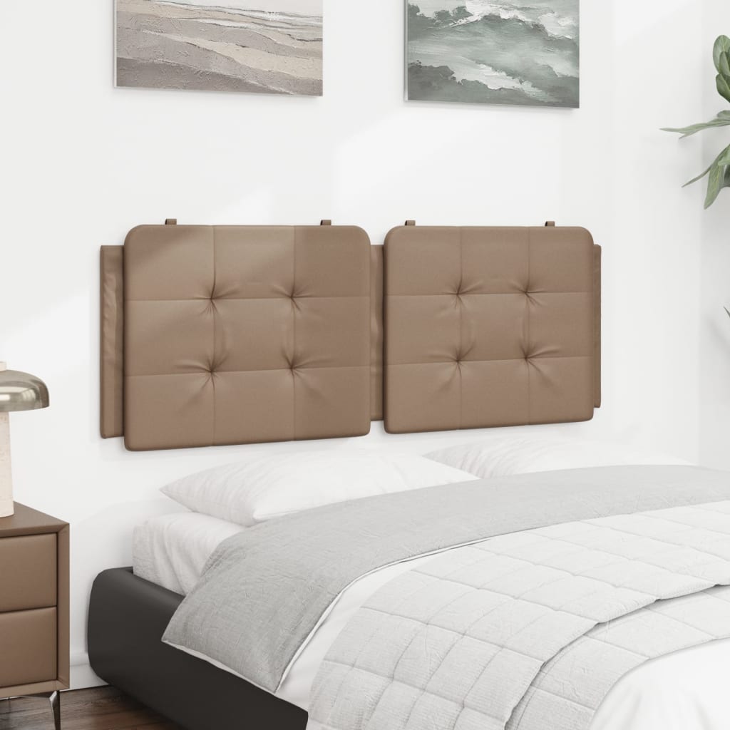 Coussin de tête de lit cappuccino 120 cm similicuir - XIOS