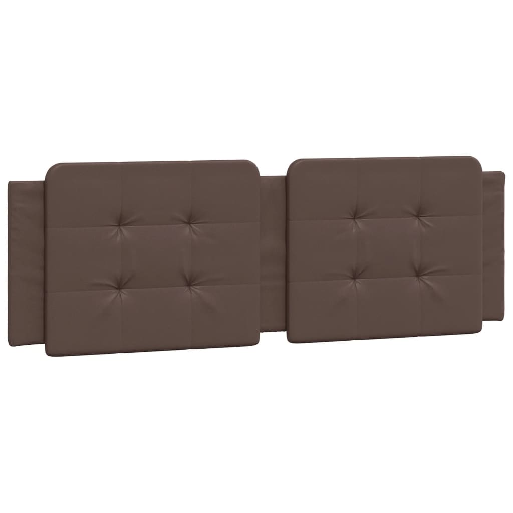 Coussin de tête de lit marron 160 cm similicuir - XIOS