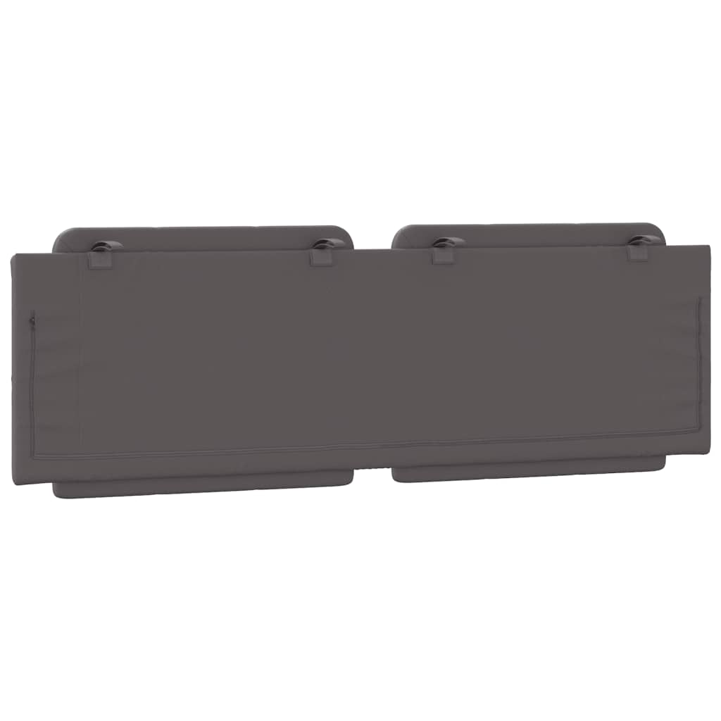 Coussin de tête de lit Zadar gris 160 cm similicuir - XIOS