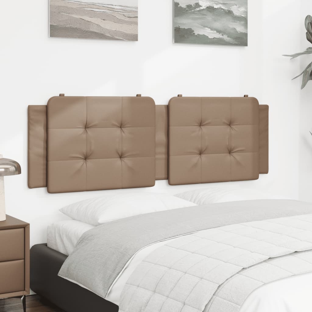 Coussin de tête de lit cappuccino 160 cm similicuir - XIOS