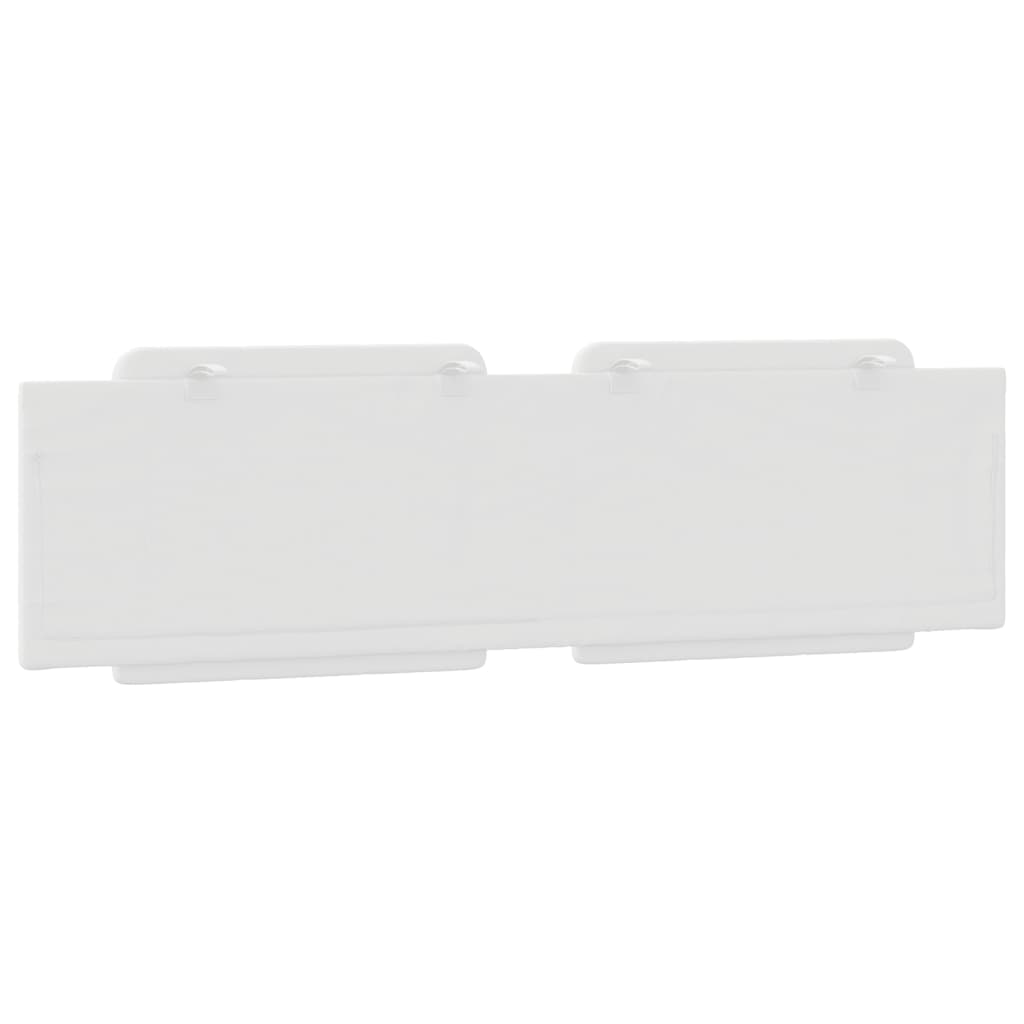 Coussin de tête de lit blanc 180 cm similicuir - XIOS