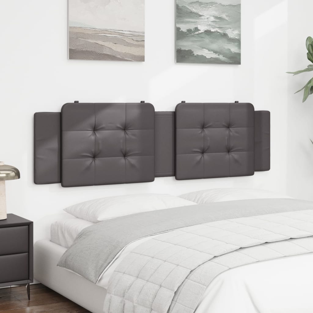 Coussin de tête de lit Zadar gris 180 cm similicuir - XIOS
