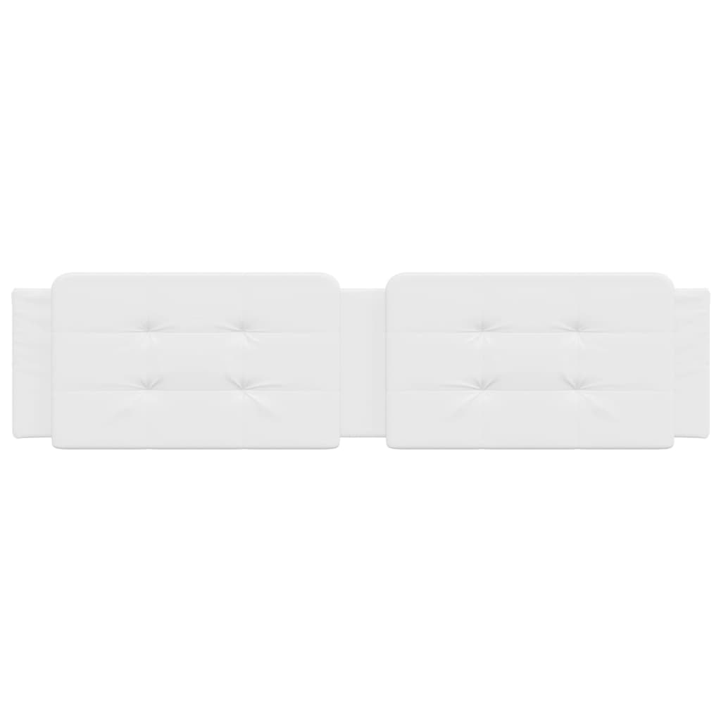 Coussin de tête de lit blanc 200 cm similicuir - XIOS